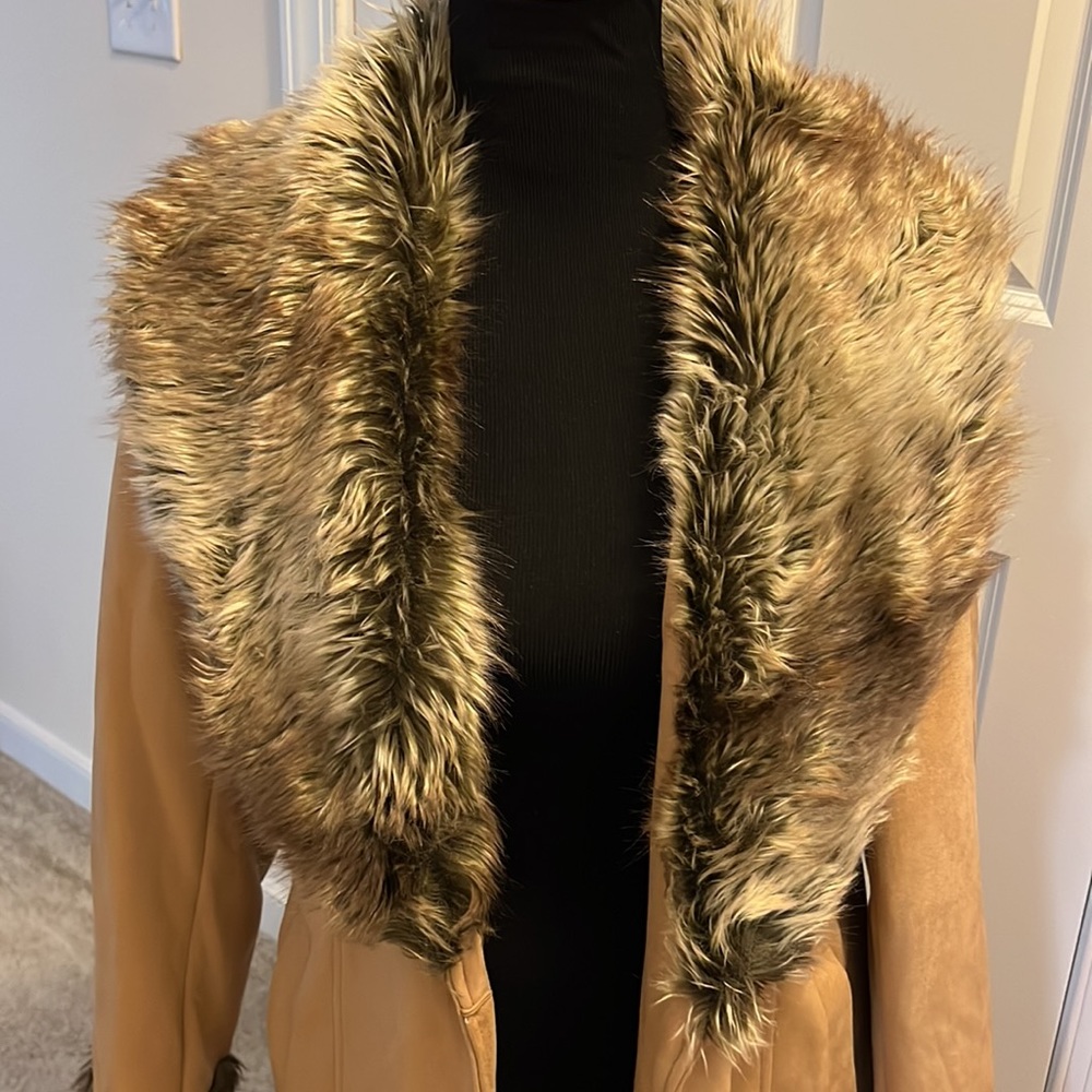 Fabulous Furs | Donna Salyers Fabulous Furs Long Coat Sz M NWT